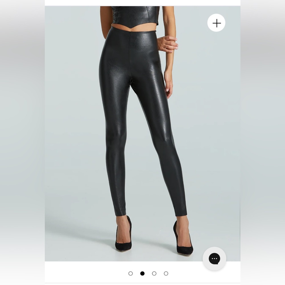 Commando Black Faux Leather Leggings